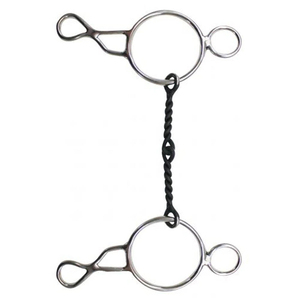 Bocado para Caballo de Acero Inoxidable de Alta Calidad, Tipo Wonder Bit de 5 Pulgadas, con Boca Retorcida de Acero Azulado, Premium para Control Ecuestre - Product Image 2