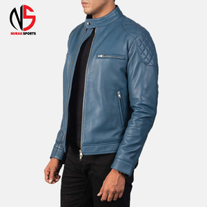 Chaqueta de Cuero para Motociclista, Hombre, de Alta Calidad, Color Sólido, Estilo Casual, con Logotipo Frontal, Impermeable, Transpirable y Resistente al Viento, para Invierno - Product Image 4