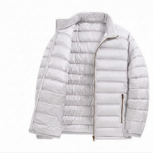 Fabricant professionnel de vêtements décontractés unisexes, veste matelassée pour homme, design personnalisé, rembourrage à bulles, hiver, grande taille, fermeture éclair - Product Image 2