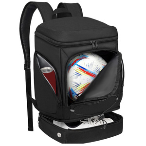 Custom Football <b>Backpacks</b> Soccer Training Bags Sports Team Gear <b>Backpacks</b> OEM Pakistan Export Manufacturer Bulk Supply Worldwide - Product Image 1