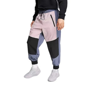 Vêtements de mode streetwear coupe ample pour hommes, pantalon de jogging coupe-vent multi-panneaux, pantalon de jogging coupe-vent imperméable pour adultes et garçons - Product Image 2