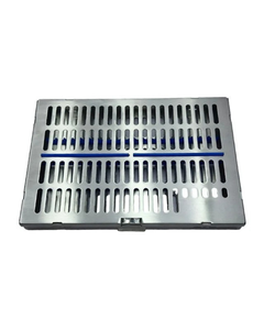 Cassette de stérilisation électrique Surtechs, capacité de 20 instruments, plateau autoclave en acier inoxydable pour instruments dentaires et chirurgicaux - Product Image 1