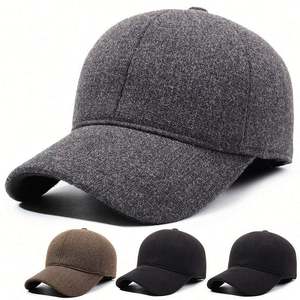 Nueva Gorra de Béisbol de Invierno para Hombres Mayores, a Prueba de Frío, con Diseño de Orejeras, Color Sólido, Informal, para Deportes al Aire Libre - Product Image 2