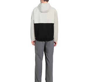 เสื้อแจ็คเก็ตกันลมแบบมีซับในตาข่ายระบายอากาศได้ดี กันน้ำ สำหรับกิจกรรมกลางแจ้ง ไซส์ใหญ่ ผู้ชาย ผลิตจากโพลีเอสเตอร์ไนลอน 100% - Product Image 6