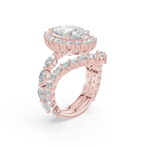Anillo de Compromiso con Diamante Sintético Cultivado en Laboratorio, Corte Brillante, Color E, Certificado IGI, Plata 925, Lujoso, para Bodas y Fiestas - Product Image 4