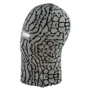 Masque facial en laine tricotée légère, cache-cou pour le ski, le vélo, la moto, la randonnée, la course à pied, l'hiver et les activités de plein air - Product Image 2