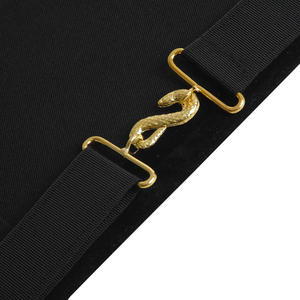 Masonic Apron <b>Set</b> Den Industry <b>Square</b> Shape Polyester Embroidery Leather High Grade Material - Product Image 4