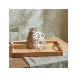 Plateau de service en bois le plus vendu – Vaisselle en bois naturel pour restaurant, petit-déjeuner, présentation alimentaire, présentation de desserts - Product Image 1