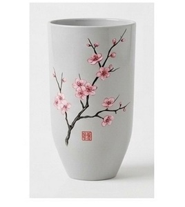 Vase et jardinière en métal au design classique, finition émaillée, pour la décoration intérieure et extérieure, pot de fleurs décoratif fait main et personnalisé - Product Image 1