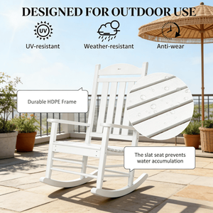 Fauteuils à bascule de jardin d'extérieur - Product Image 4