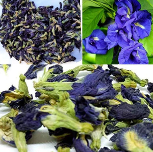 Fleur de pois papillon séchée de haute qualité, ingrédient pour boisson, fleur de thé bleu entière, ingrédient pour bubble tea - Product Image 1