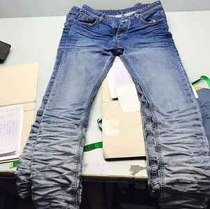 Pantalones Vaqueros Casuales de Moda para Hombre, Estilo Cargo Holgado con Botones, Jeans de Mezclilla para Hombre - Product Image 4