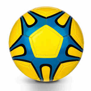 Nuevo balón de fútbol de cuero PU pakistaní personalizado con logo para juegos, con impresión de logo personalizada, para deportes. - Product Image 1