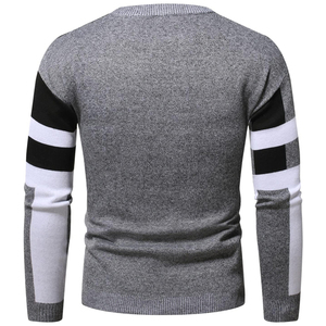 Men's Solid Wool/Acrylic Knitted Breathable & Quick Dry <b>Pullover</b> <b>Sweater</b> Long Sleeve Winter Wear 2027 - Product Image 2