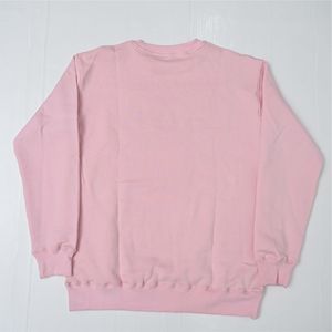 Sudadera extragrande rosa suave para mujer, jersey informal cómodo de algodón y forro polar, ropa urbana, pedidos al por mayor para boutiques - Product Image 4