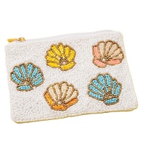 Dompet Koin Bordir Manik-Manik Campuran Warna Klasik Buatan Tangan yang Stylish dan Dapat Disesuaikan oleh Nova Star Craft untuk Hadiah Ucapan Terima Kasih