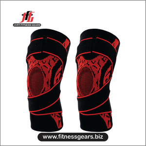 Bandes de compression élastiques robustes personnalisées en nylon et coton respirant avec fermeture auto-agrippante pour la musculation - Product Image 2