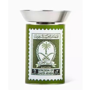 Brûleur d'encens en métal écologique sur le thème de Dubaï avec motif estampé, aromatique toutes saisons - Product Image 2