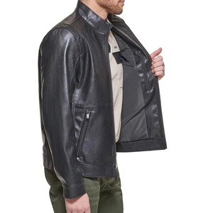 Hot Selling <b>Men</b> Clothing <b>Leather</b> <b>Jacket</b> New Fashion <b>Men</b> <b>Leather</b> <b>Jacket</b> Windproof <b>Leather</b> <b>Jacket</b> - Product Image 5
