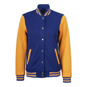 เสื้อแจ็คเก็ตวาร์ซิตี้สำหรับผู้หญิง สไตล์บอมเบอร์ เสื้อแจ็คเก็ตเบสบอลสำหรับผู้หญิง เสื้อคลุมลำลองแนวสปอร์ตทันสมัย - Product Image 3