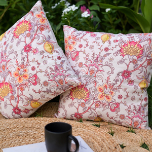 Bohemian Mandala HD Digital Print Pillow <b>Cover</b> in Cotton Canvas <b>for</b> Living Room Decor Wholesale Export - Product Image 4