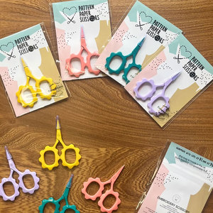 PatternPaperScissors OEM Custom Color Flower Embroidery Scissors Precision Sewing <b>Thread</b> <b>Cutter</b> for Professional Use - Product Image 3
