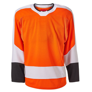 Maillot de hockey respirant à manches longues et lacets pour homme, haut de sport athlétique pour adulte, uniforme d'équipe de hockey sur glace - Product Image 5