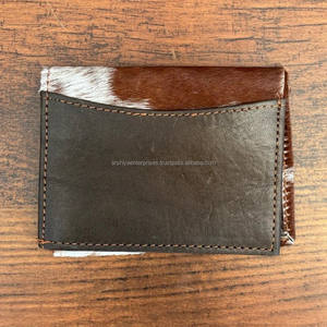 Mayorista Personalizar Cartera de Cuero de Alta Calidad RFID Bifold Tarjetero de Cuero Genuino Tarjetero para Efectivo Monedero Unisex - Product Image 6