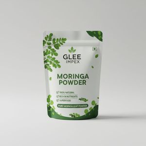 Poudre de feuilles de Moringa Oleifera biologique séchée en vrac 1 kg 100 % pure Superaliment Goût amer Riche en fer, calcium et vitamines Adultes 24 mois - Product Image 1