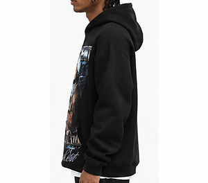 Sweat-shirt à capuche en coton premium pour homme, de luxe, blanc, taille XL, style décontracté urbain, à porter tous les jours, streetwear - Product Image 5