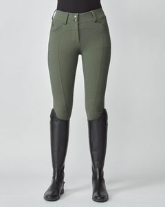 Culotte d'équitation premium pour femme, taille haute, extensible 4 directions, avec grip intégral en silicone. - Product Image 1