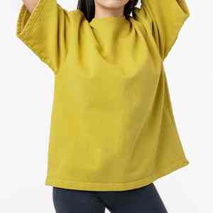 เสื้อยืดครอปผู้หญิงสไตล์คลาสสิกทรงโอเวอร์ไซส์ ระบายอากาศได้ดี เหมาะสำหรับขายส่ง เสื้อผ้าสตรีลำลองหลวมๆ - Product Image 4