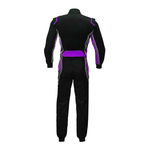 Combinaison de karting pour adulte, très vendue, durable, respirante, en polyester/nylon, coupe-vent, grande taille, pour la course automobile. - Product Image 3