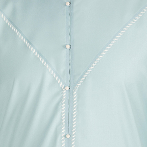Wholesale Pastel Mint Green Men Thobe Summer Style Saudi Jubba <b>Long</b> Sleeve Islamic <b>Dress</b> Arabic Kandura Robe Dishdasha <b>For</b> Men - Product Image 6