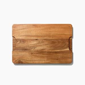 Tabla de cortar carne de madera maciza para uso de carnicero, picnic, camping, viajes, tabla de cortar ecológica, precio al por mayor - Product Image 2