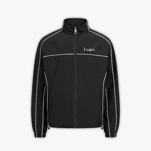 Professional Manufacturer Men’s Windbreaker Tracksuit Low MOQ Custom Sportswear - Product Image 5