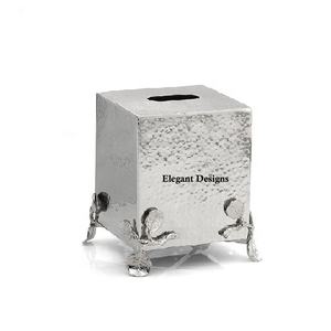 Fournisseur grossiste de boîtes à mouchoirs en métal, couleur personnalisée, support de table, luxe, durable, écologique, haute qualité - Product Image 6