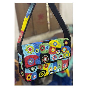 Nouvelle Collection indien Style bohème Designer femmes Boho perlé sac de messager à la main sacs à bandoulière soirée Shopping pochette - Product Image 6