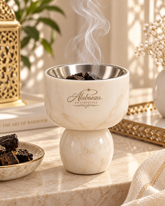 Luxury Wooden <b>Bakhoor</b> Incense Burner Stainless Steel Inner Bowl Eco-Friendly Indian Incense Arabic <b>Oud</b> Aromatic Home Hotel - Product Image 4