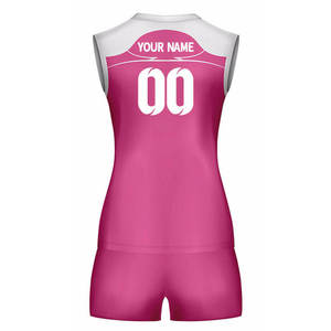 <b>Volleyball</b> Team Jersey Shorts <b>Set</b> Athletic Uniform Sportswear Men Women Adults Custom Front Eco-Friendly 100% Polyester Quick - Product Image 2