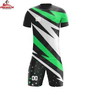 Uniforme de Fútbol Personalizado de Alta Calidad, Manga Corta, Transpirable, Ropa Deportiva de Verano, Precio Económico - Product Image 3