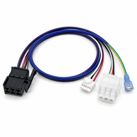 Faisceau de câblage intégré pour l'électricité automobile, 6, 3, 4 broches, 14, 16, 18, 20, 22, 24, 26, 28 AWG, avec borne de masse