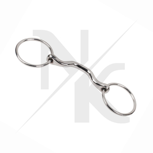 Nouvel Arrivage Mors de Cheval en Acier Inoxydable Durable à Anneau Amovible et Bouche Fixe, Accessoires d'Équipement Équestre, Équipement d'Équitation, Articles de Sport - Product Image 3