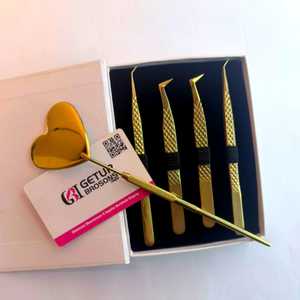 แหนบต่อขนตา Volume /45 Slim Long GETUP BROSONS IMPEX สแตนเลสสตีล ปลายเรียบ 10 มม. ทนทาน ป้องกันแม่เหล็ก - Product Image 4
