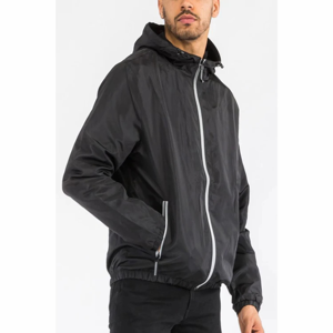 Veste coupe-vent légère unisexe de qualité supérieure, imperméable, demi-zip, décontractée, pour homme, taille XS, printemps - Product Image 3