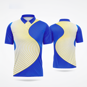 Wholesale Quick Dry Customized logo Short Sleeve Full Dye Sublimation Polyester Unisex Polo Shirts Blank - Product Image 5