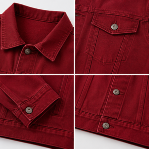 Veste en jean d'hiver durable pour homme - Style classique, confort pratique, polyvalence, option de fermeture avant pour les sorties décontractées et les activités de plein air - Product Image 6