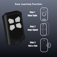 Télécommande universelle sans fil multifréquence (433 MHz) pour ouvre-porte de garage intelligent et portail