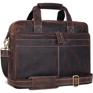 Vintage Genuine Leather Messenger <b>Bags</b> with Adjustable Shoulder Strap Classic Crossbody <b>Satchel</b> for Business Travel and Everyday - Product Image 1