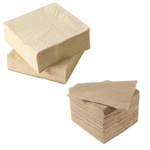 Servilletas de bambú Biodegradable Suave Natural Sin blanquear Ideal para comedor sin residuos Hogares verdes ecológicos Vida sostenible - Product Image 1